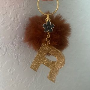 Letter R Keychain